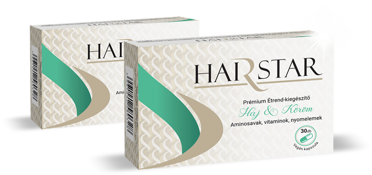 Hairstar prémium haj- és körömerősítő kapszula